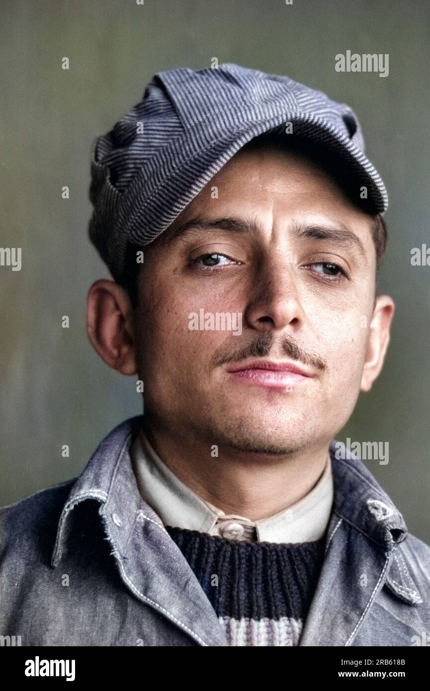 Lavoratori migratori, Farm Security Administration campo di lavoro migratorio, Harlingen, Texas, USA, Arthur Rothstein, STATI UNITI Farm Security Administration, gennaio 1942 Foto Stock