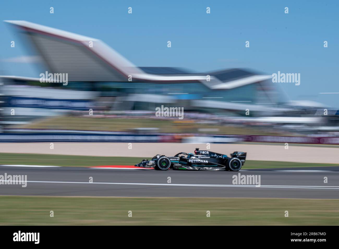 FORMULA 1 ARAMCO GRAN PREMIO DI GRAN BRETAGNA 2023 - George Russel (Regno Unito) - Mercedes-AMG PETRONAS F1 Team Foto Stock