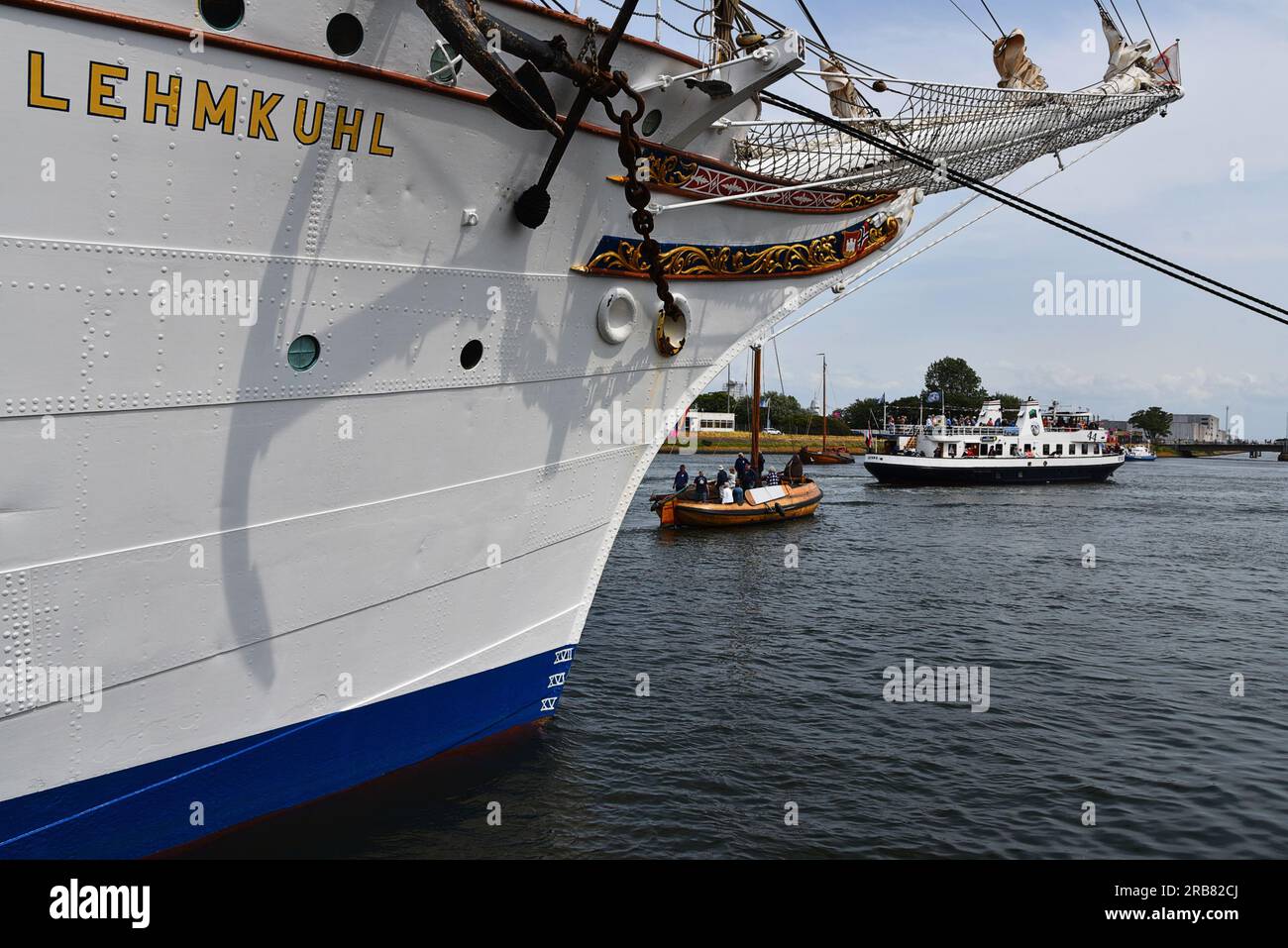 Den Helder, Paesi Bassi. 30 giugno 2023. Tall Ship Statsraad Lehmkuhl durante l'evento nautico Sail 2023 a Den Helder. Foto di alta qualità Foto Stock