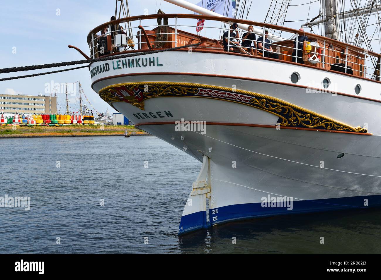 Den Helder, Paesi Bassi. 30 giugno 2023. Tall Ship Statsraad Lehmkuhl durante l'evento nautico Sail 2023 a Den Helder. Foto di alta qualità Foto Stock