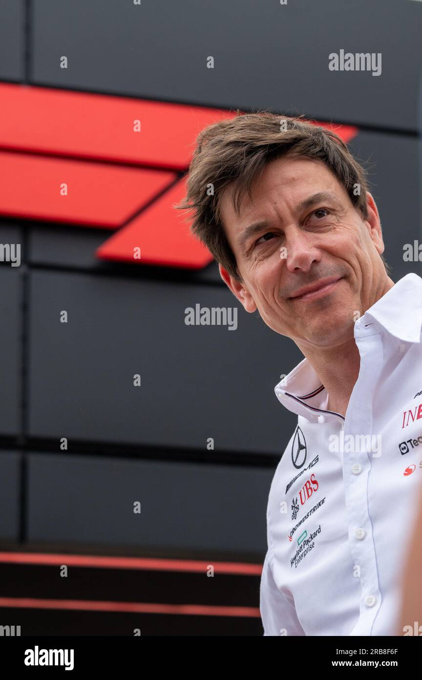 FORMULA 1 ARAMCO GRAN PREMIO DI GRAN BRETAGNA 2023 - TOTO WOLFF (AUSTRIA) Foto Stock