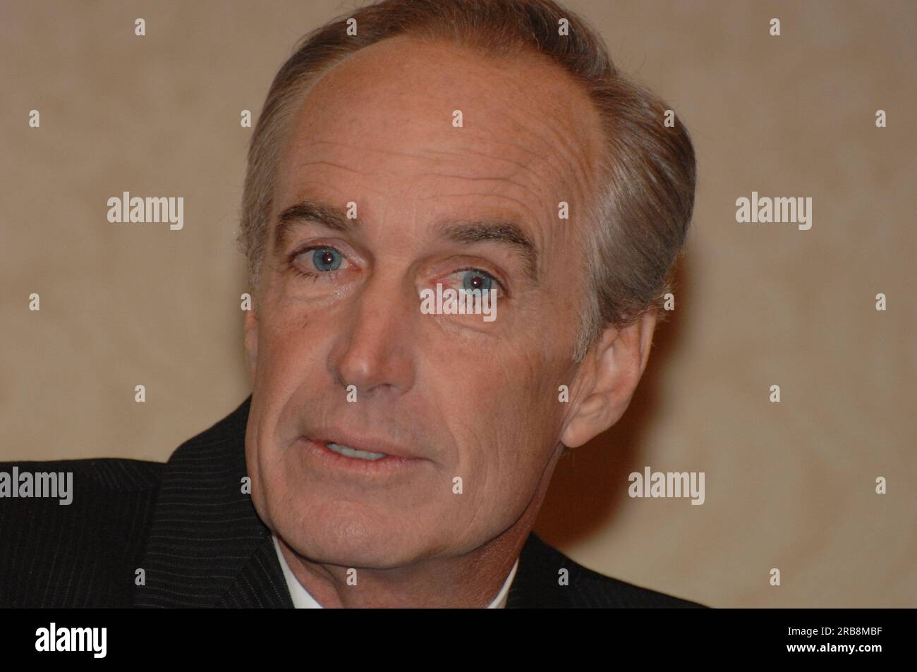 Visita del segretario Dirk Kempthorne a Boise, Idaho, per un discorso al City Club, presso il Grove Hotel, "riflessioni sulla carriera nel servizio pubblico" Foto Stock