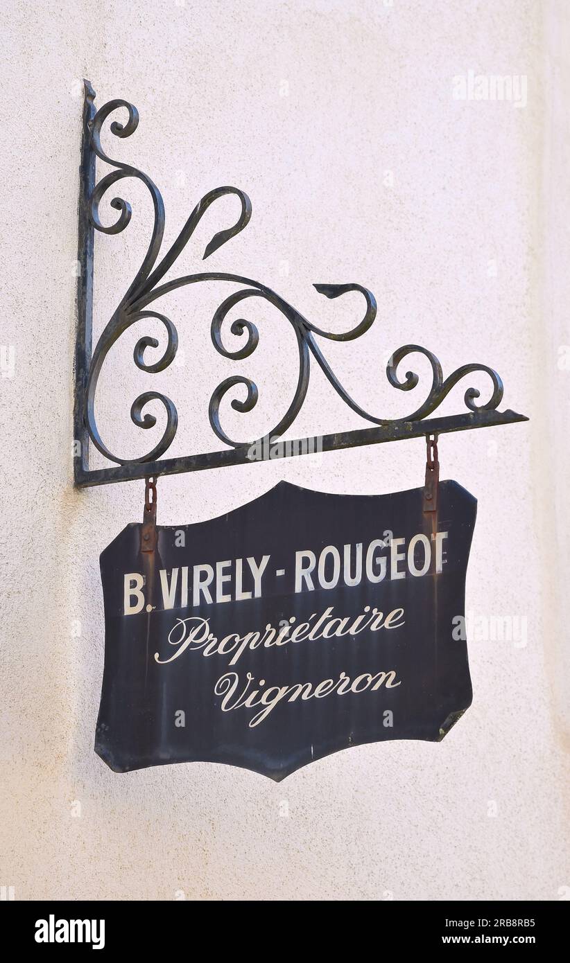 L'azienda vinicola Virely-Rougeot, Pommard FR Foto Stock