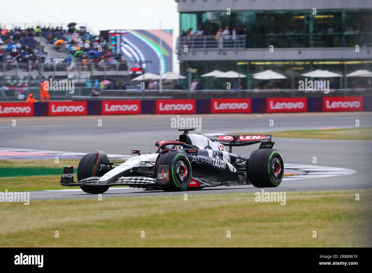 Nick DeVries (NED) Scuderia AlphaTauri durante LA FORMULA 1 ARAMCO BRITISH GRAND PRIX 2023 - jUL7-9 Silverstone, Gran Bretagna Foto Stock