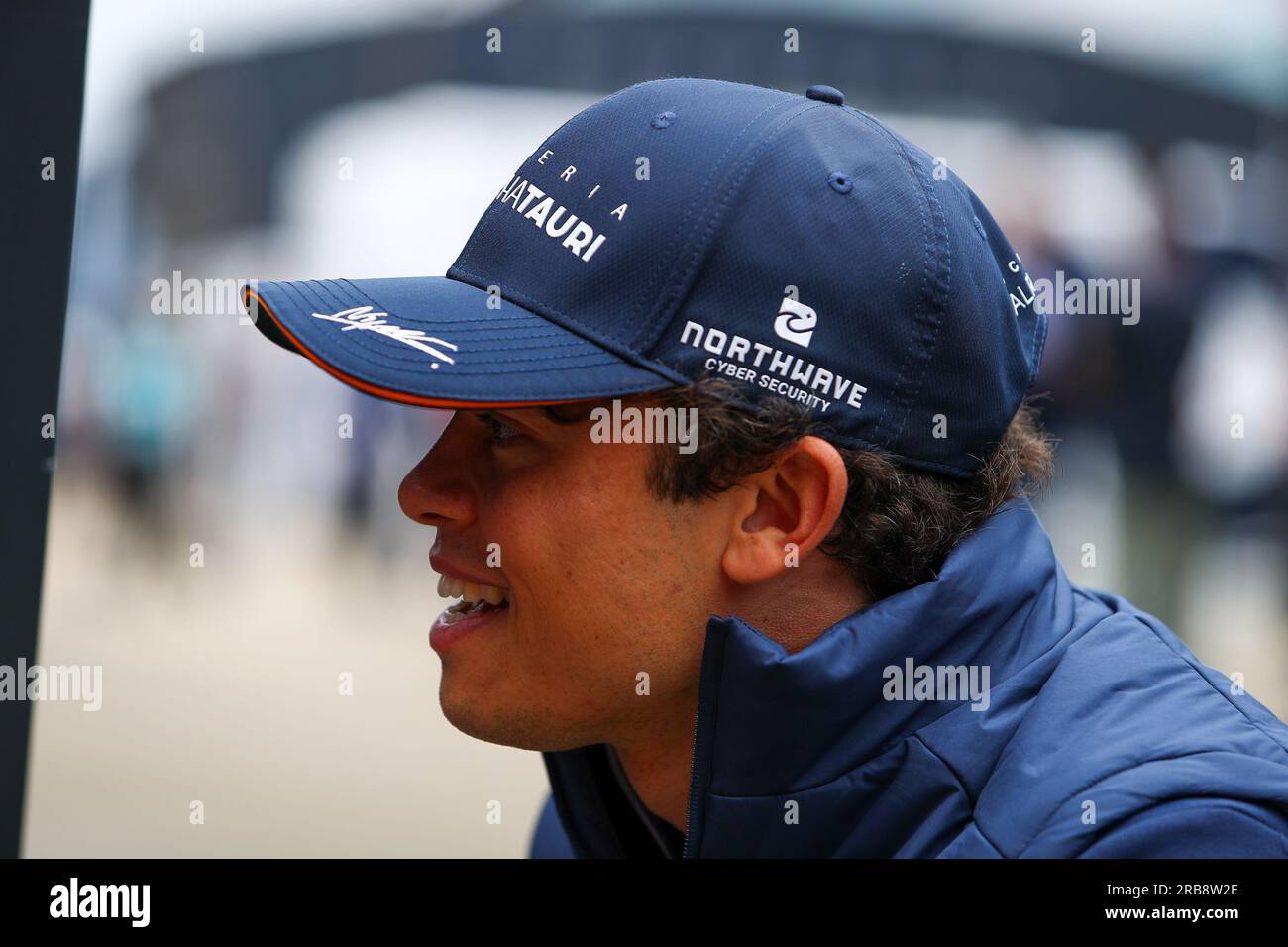 Nick DeVries (NED) Scuderia AlphaTauri durante LA FORMULA 1 ARAMCO BRITISH GRAND PRIX 2023 - jUL7-9 Silverstone, Gran Bretagna Foto Stock