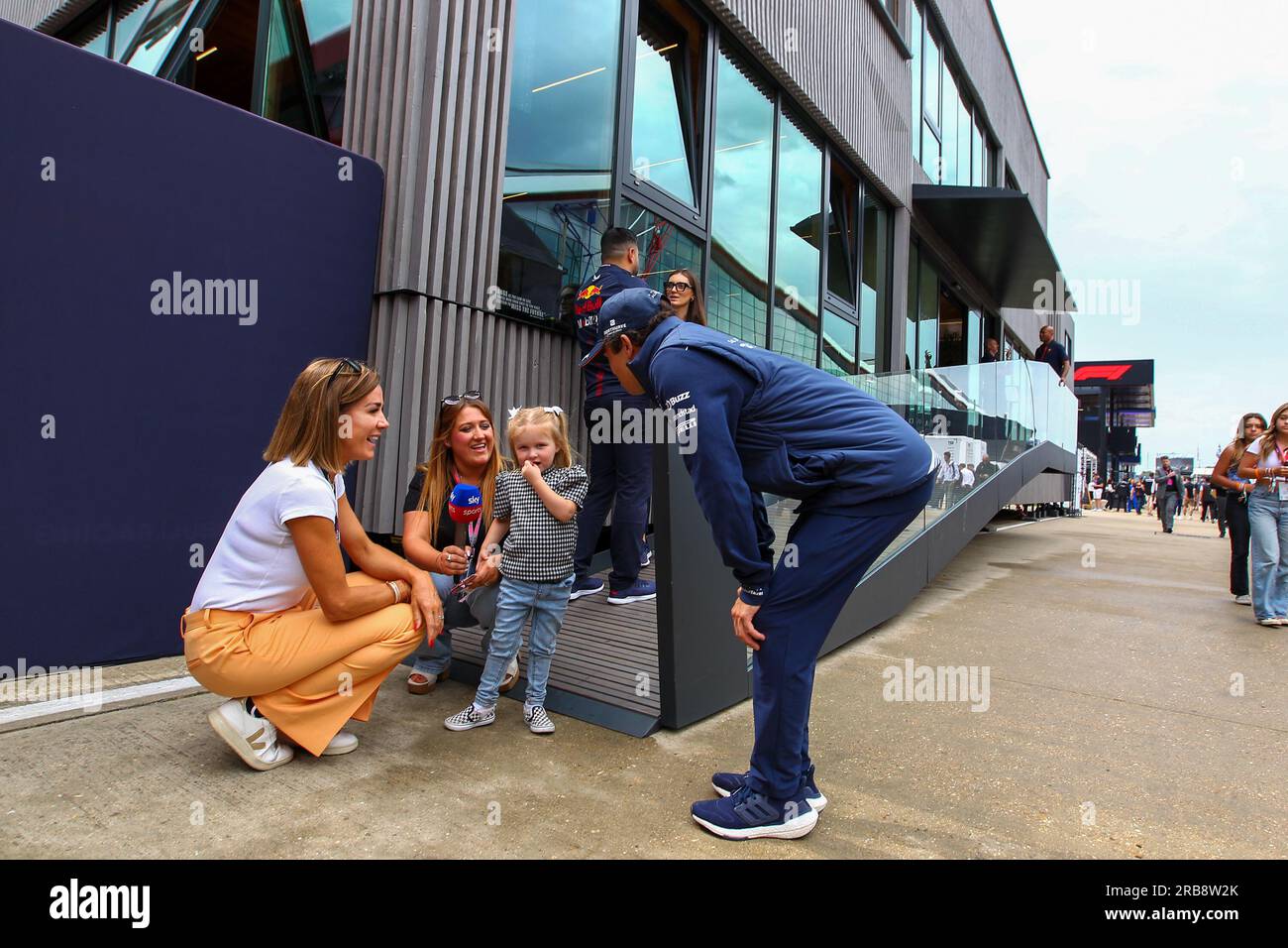 Nick DeVries (NED) Scuderia AlphaTauri durante LA FORMULA 1 ARAMCO BRITISH GRAND PRIX 2023 - jUL7-9 Silverstone, Gran Bretagna Foto Stock