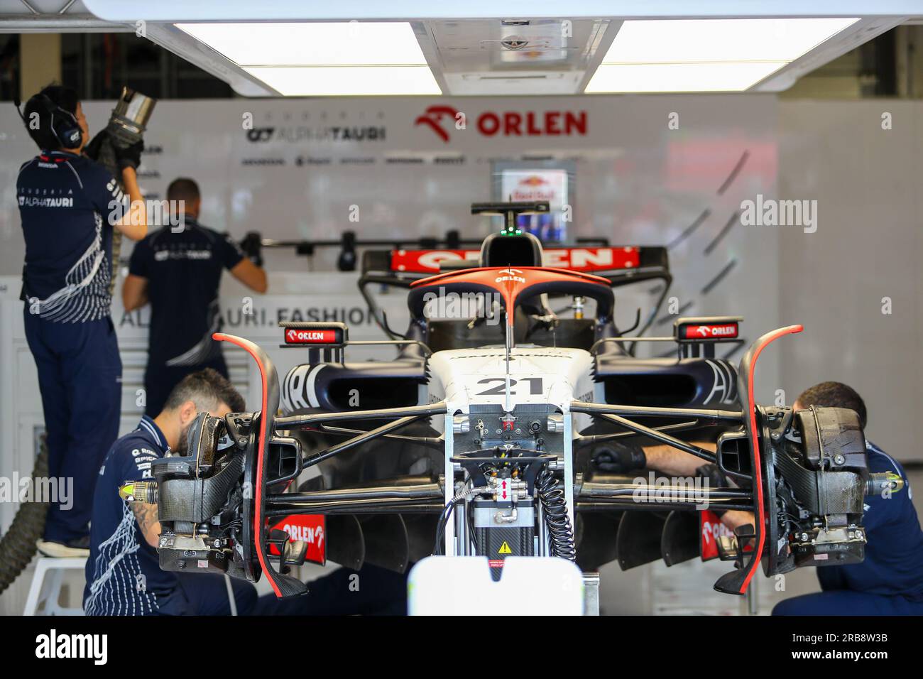 Scuderia AlphaTauri durante LA FORMULA 1 ARAMCO BRITISH GRAND PRIX 2023 - jUL7-9 Silverstone, Gran Bretagna Foto Stock
