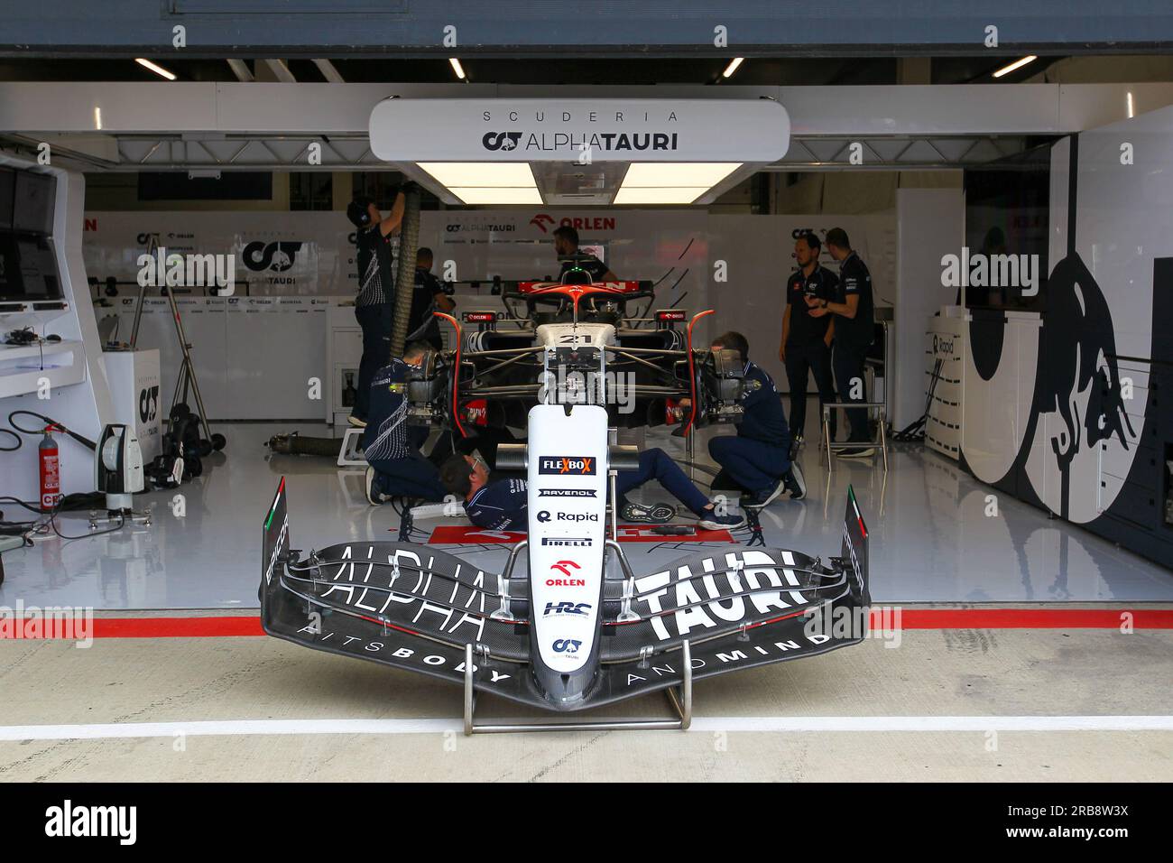 Scuderia AlphaTauri durante LA FORMULA 1 ARAMCO BRITISH GRAND PRIX 2023 - jUL7-9 Silverstone, Gran Bretagna Foto Stock