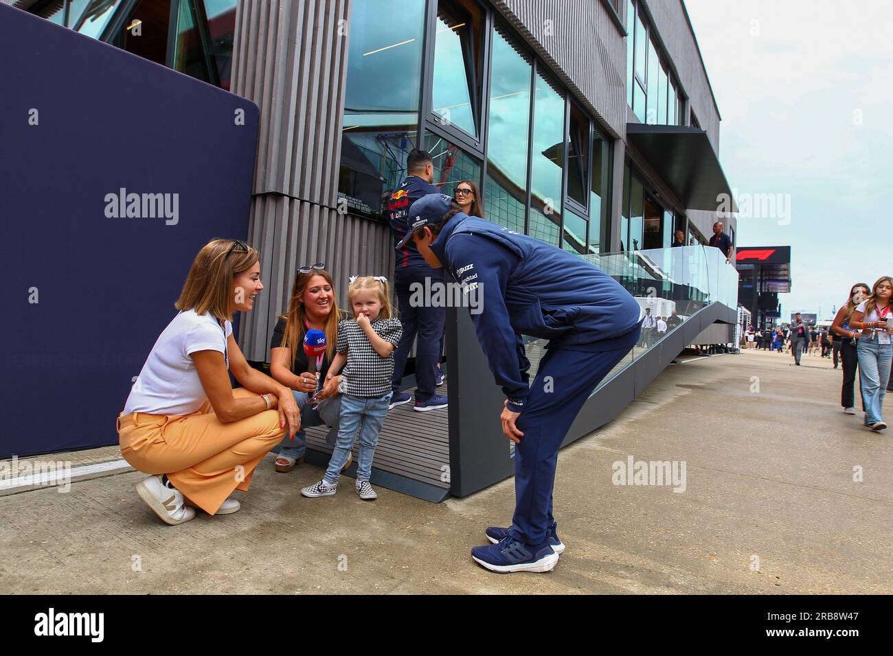 Nick DeVries (NED) Scuderia AlphaTauri durante LA FORMULA 1 ARAMCO BRITISH GRAND PRIX 2023 - jUL7-9 Silverstone, Gran Bretagna Foto Stock