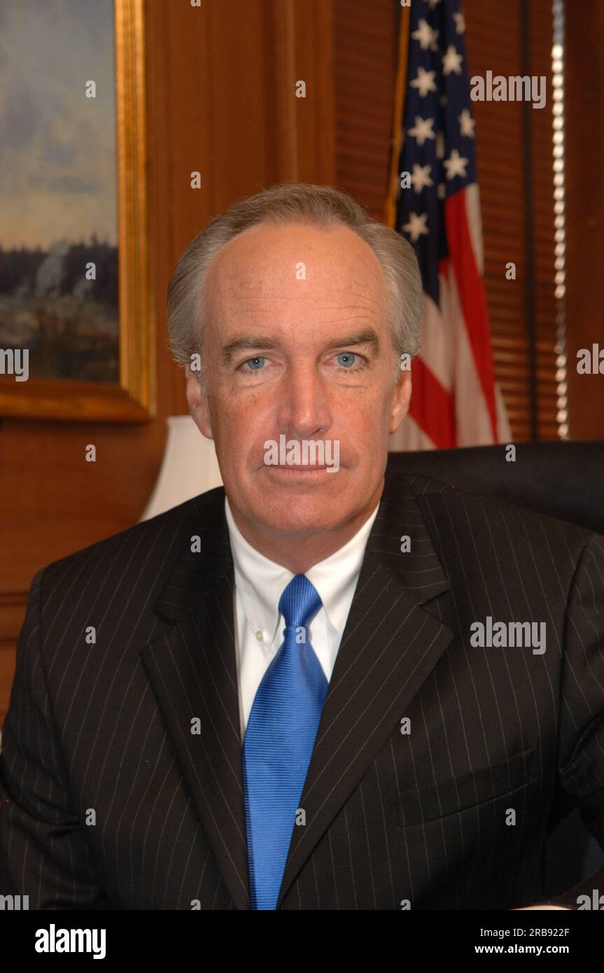 Ritratto ufficiale del Segretario Dirk Kempthorne Foto Stock