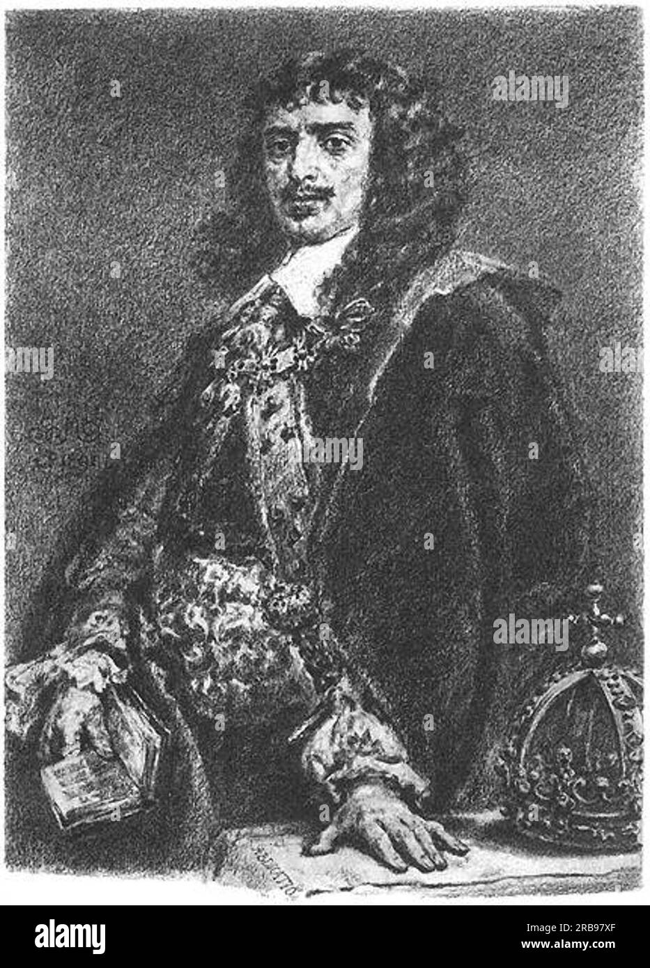 Giovanni II Casimir di Jan Matejko Foto Stock