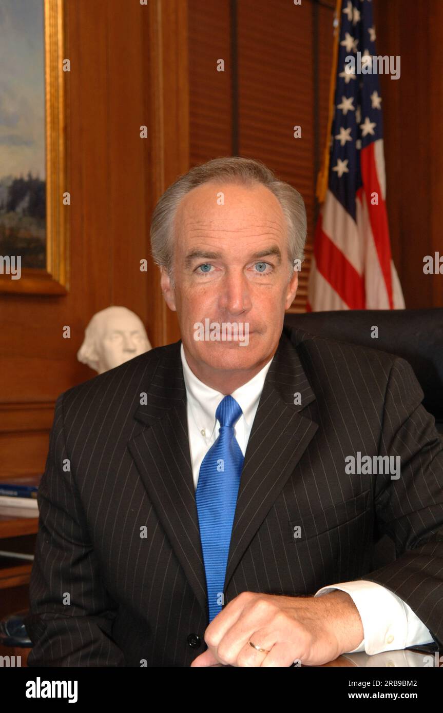 Ritratto ufficiale del Segretario Dirk Kempthorne Foto Stock