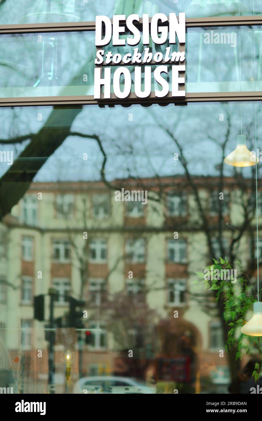 Design Stockholm House Francoforte sul meno, Germania Foto Stock