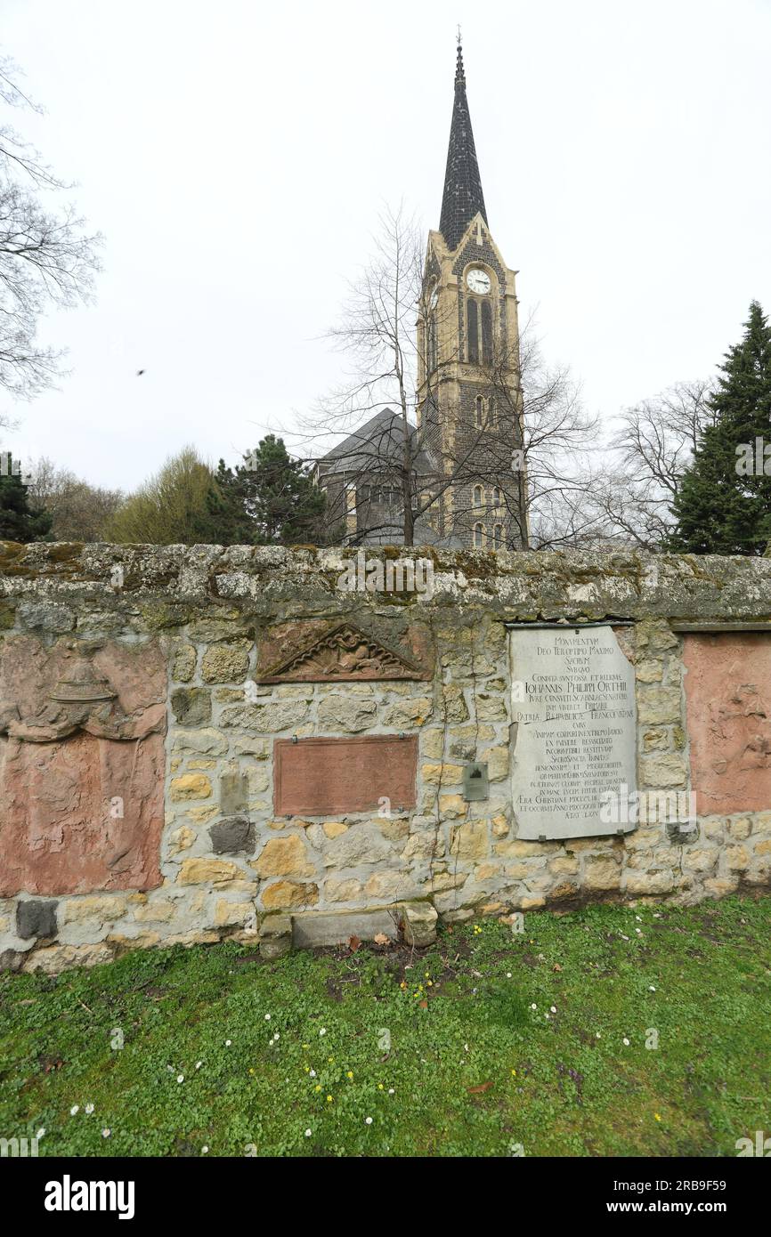Chiesa di San Pietro Francoforte sul meno, Germania Foto Stock