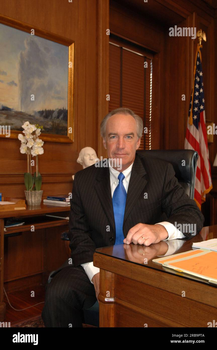 Ritratto ufficiale del Segretario Dirk Kempthorne Foto Stock