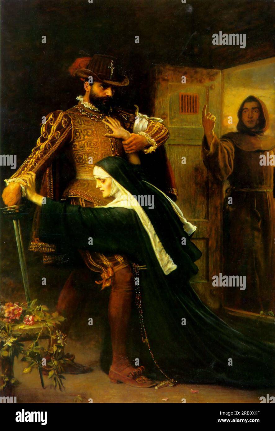 St Bartholemew's Day di John Everett Millais Foto Stock