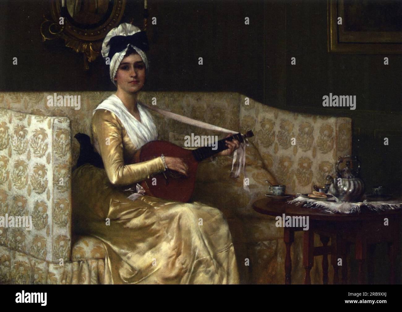 Ritratto della signora Millet 1883 di Francis Davis Millet Foto Stock