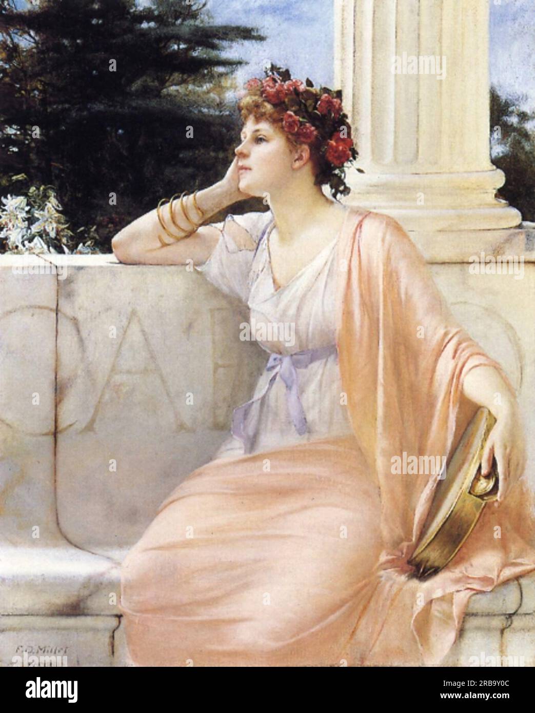 Dopo il Festival 1887 di Francis Davis Millet Foto Stock