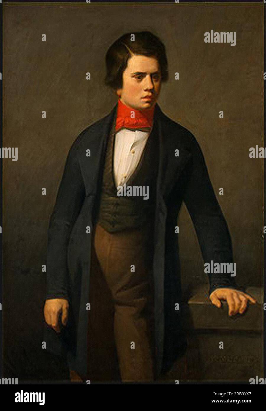 LeConte de Lisle 1840 di Jean-Francois Millet Foto Stock