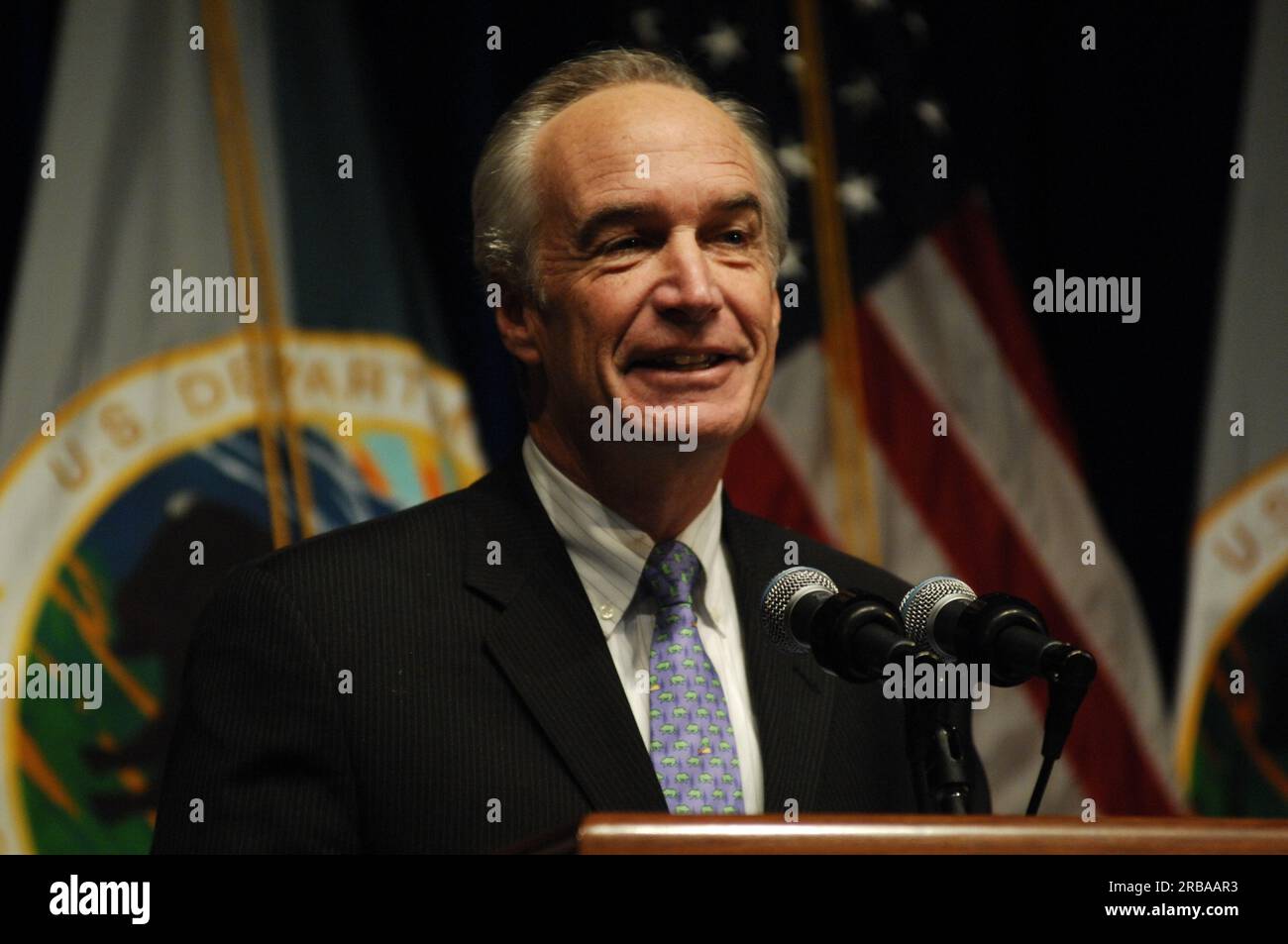 Riunione di addio al Main Interior per il Segretario uscente Dirk Kempthorne Foto Stock