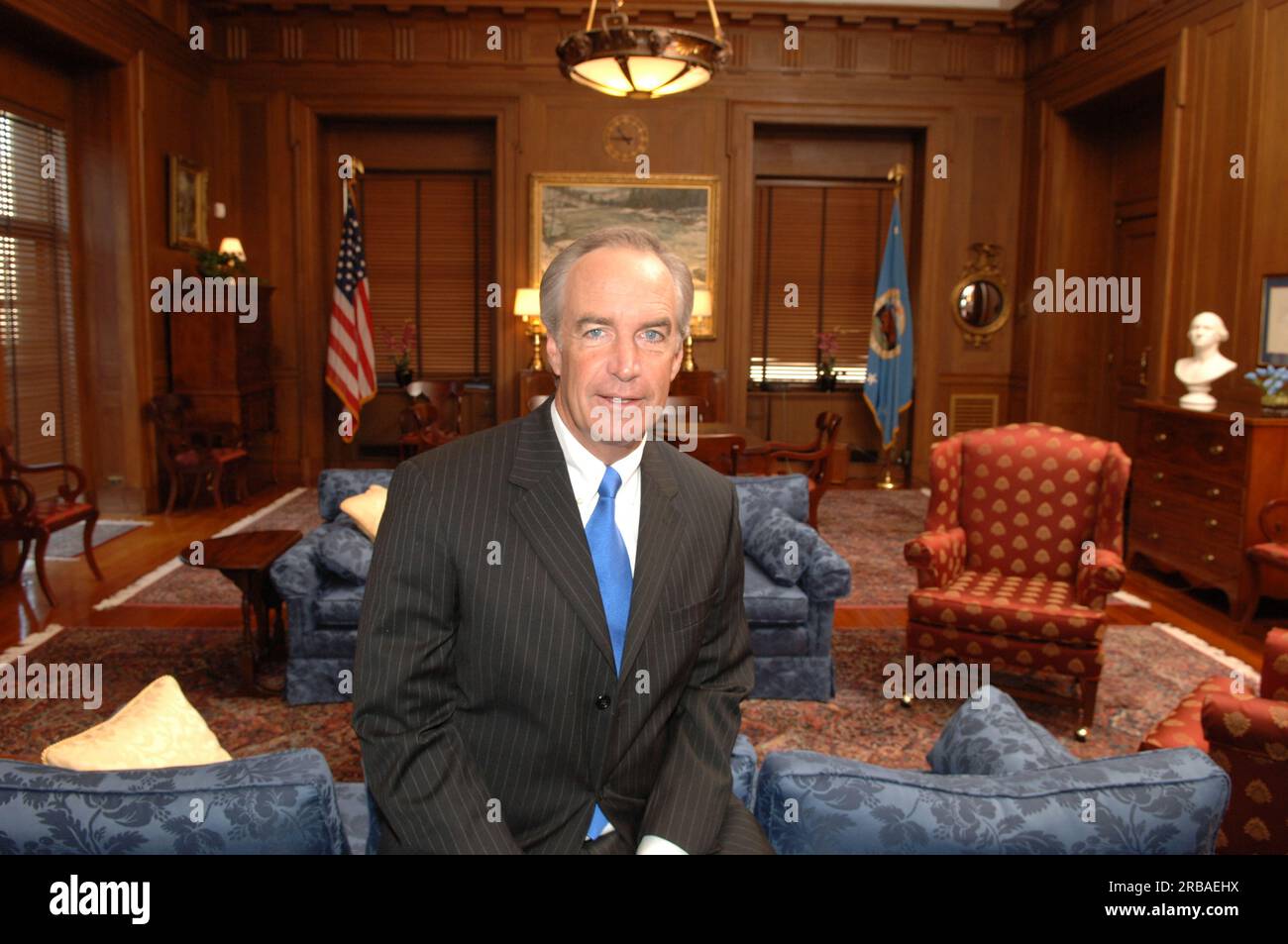 Ritratto ufficiale del Segretario Dirk Kempthorne Foto Stock