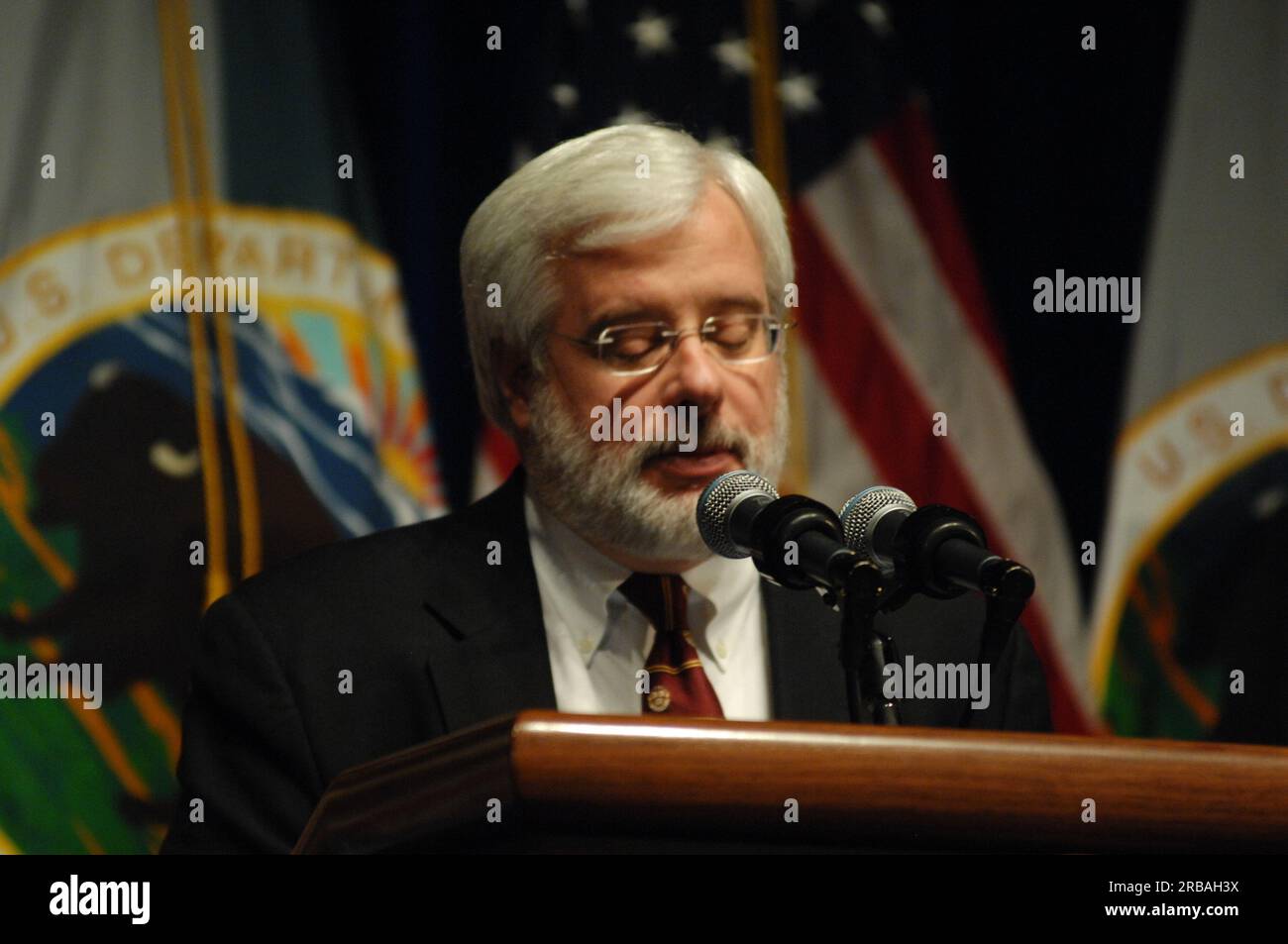 Riunione di addio al Main Interior per il Segretario uscente Dirk Kempthorne Foto Stock