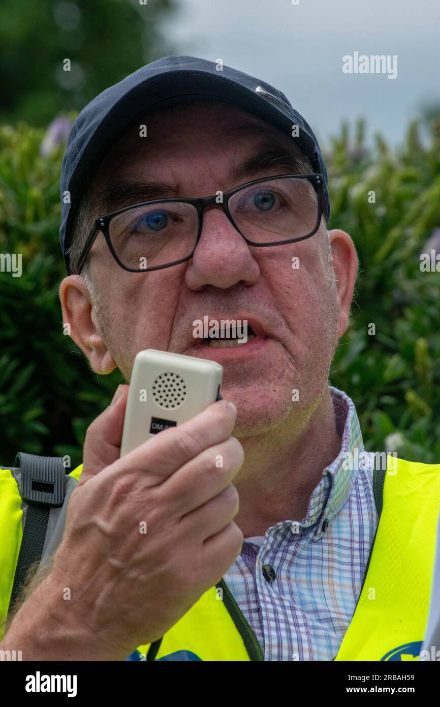 I residenti protestano per la mancanza di alloggi sociali concordati dagli sviluppatori di notting Hill Genesis che non hanno realizzato il risviluppo Foto Stock