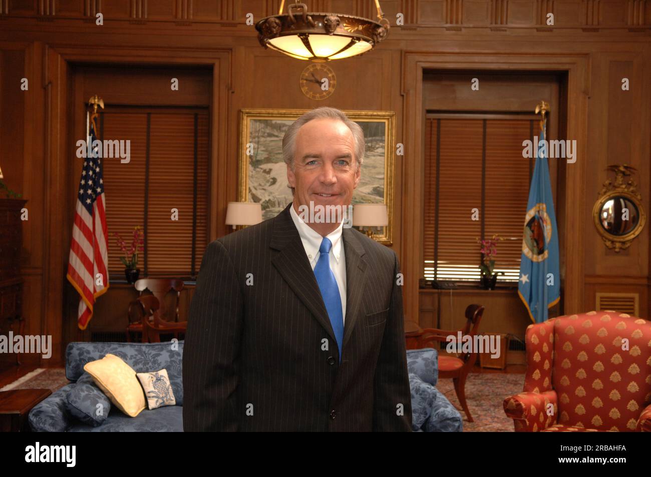 Ritratto ufficiale del Segretario Dirk Kempthorne Foto Stock