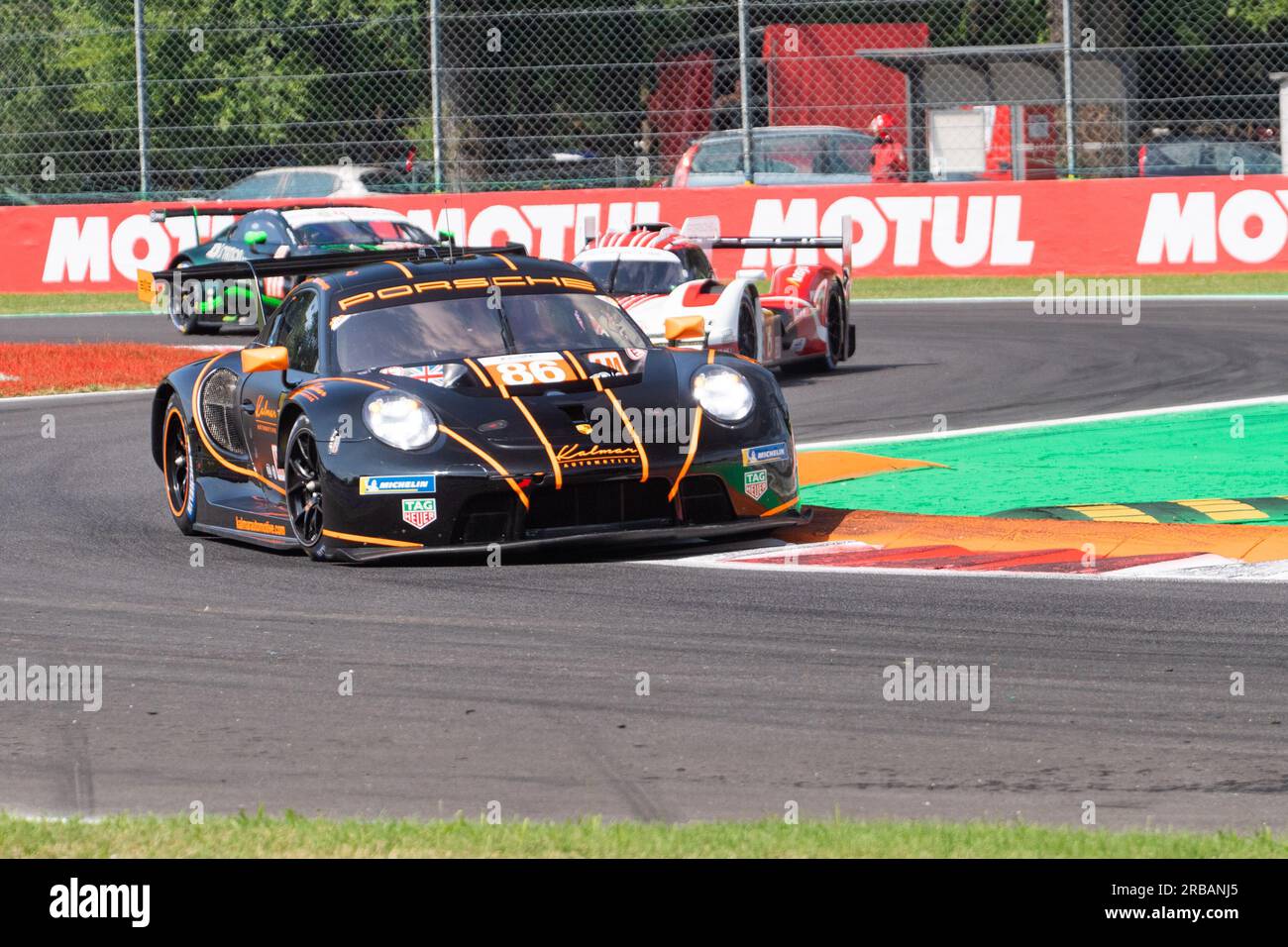 Circuito di Monza, Monza, Lombardia, Italia. 8 luglio 2023. 2023 FIA World Endurance Championship, 6 ore di Monza; GR Racing Porsche 911 RSR 19 credito: Action Plus Sports/Alamy Live News Foto Stock