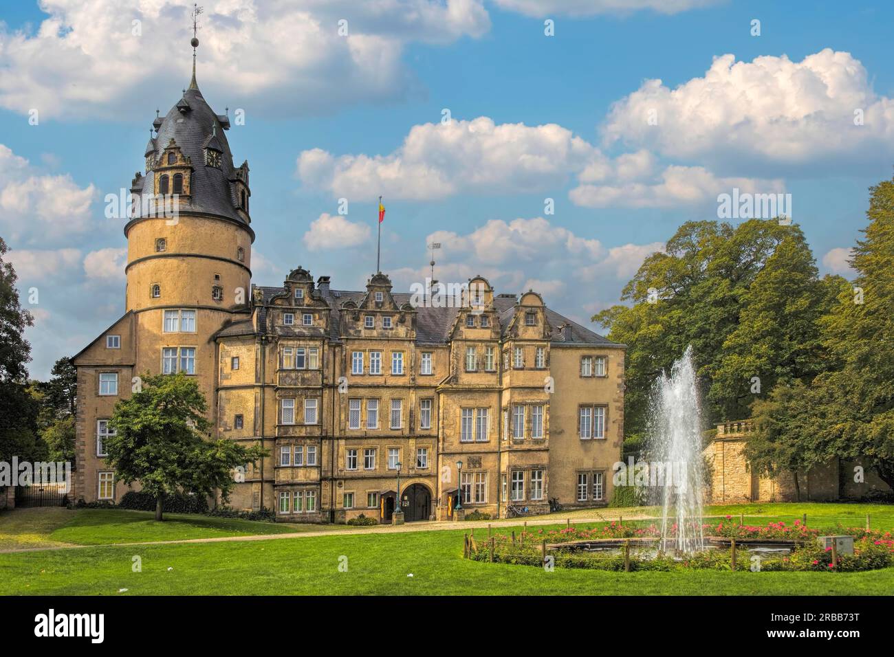 Residenza principesca, Castello di Detmold, Germania Foto Stock