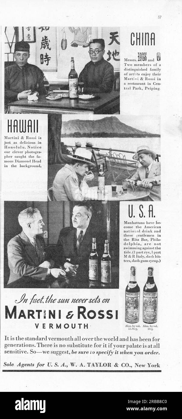 Vintage Time Magazine 21 settembre 1936 annuncio numero, USA Foto Stock