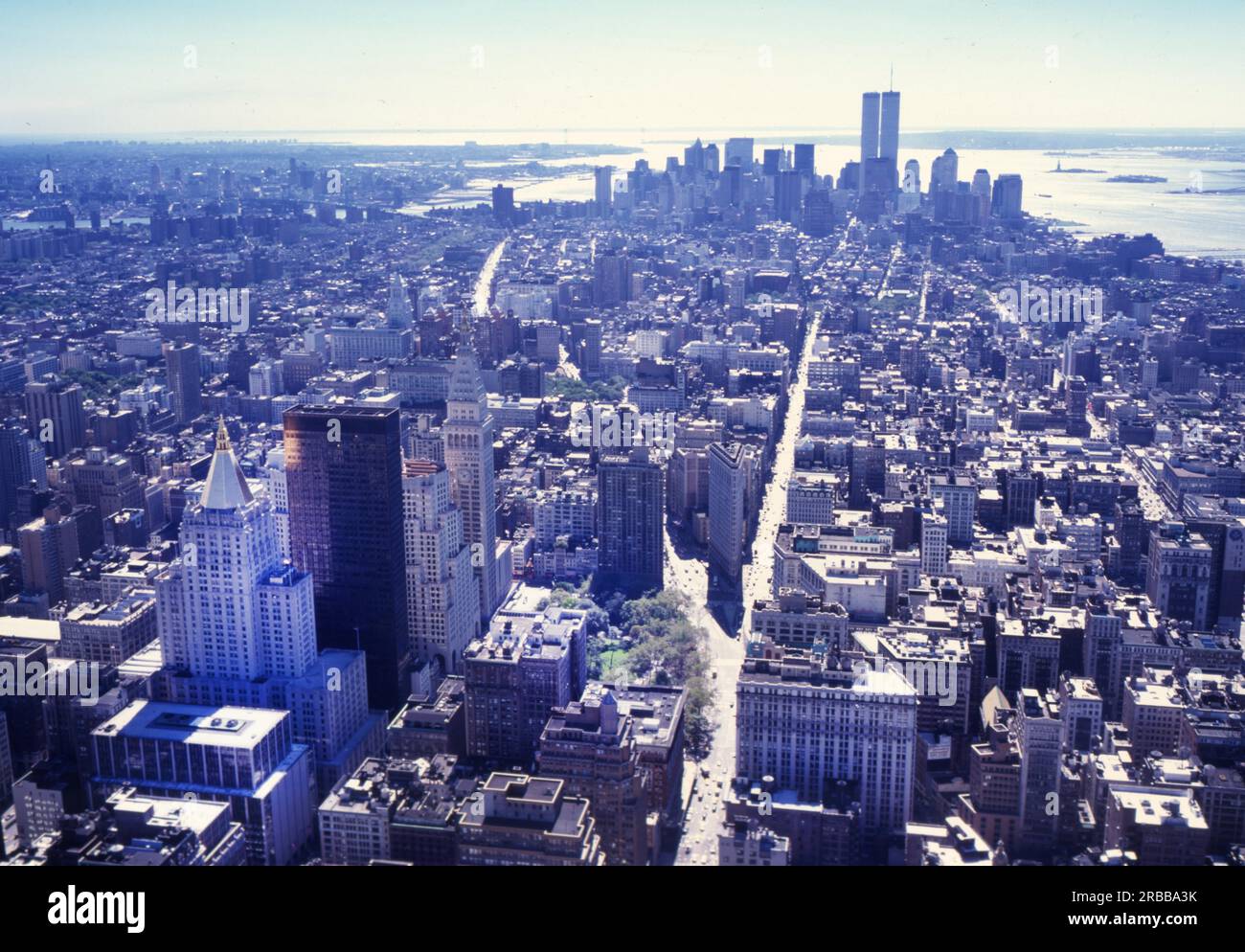Una visita a New York, qui su 1.10.1996, mostra una foto della città che 5 anni dopo è diventata completamente diversa a causa del terrore in atto Foto Stock