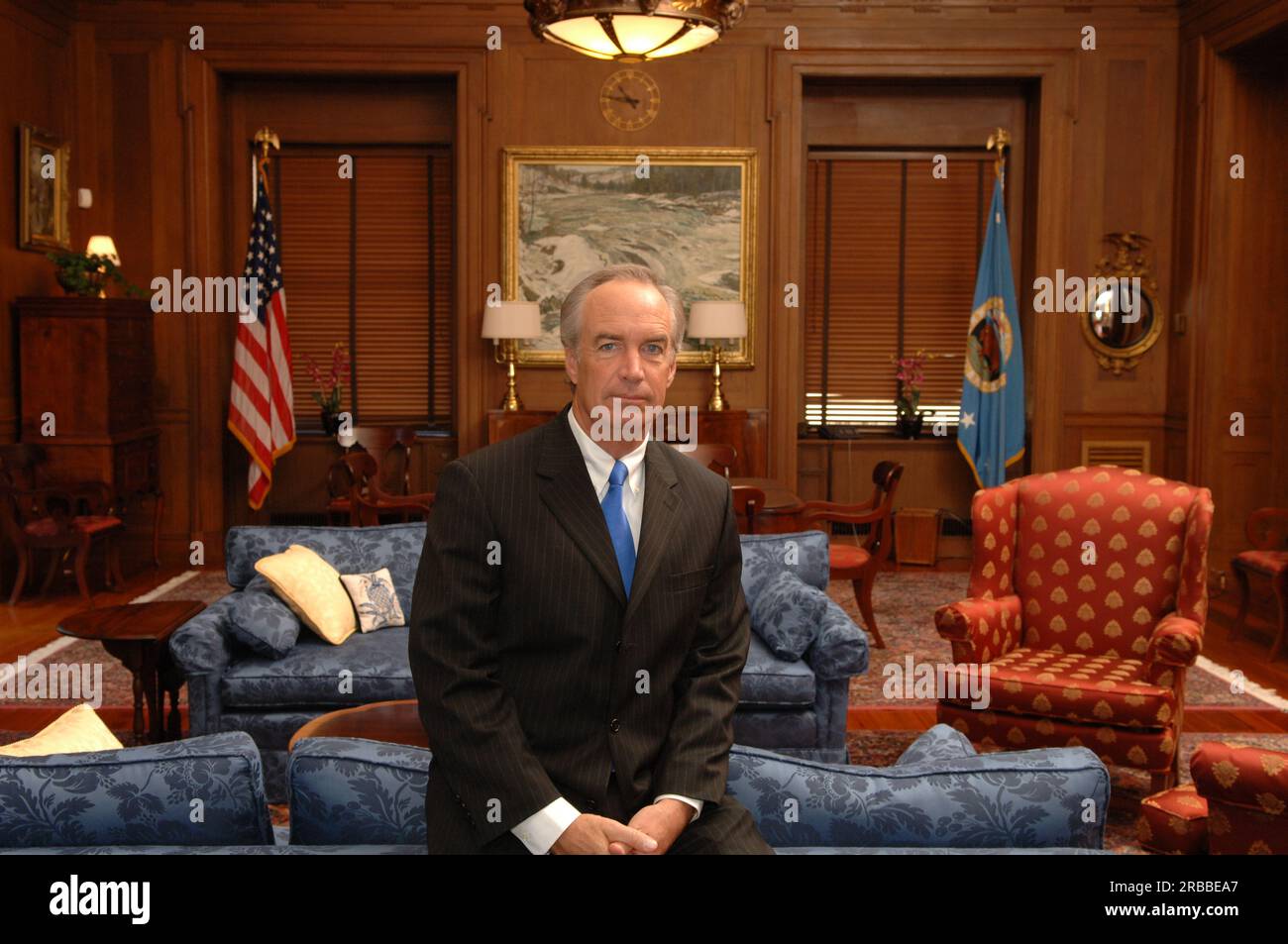 Ritratto ufficiale del Segretario Dirk Kempthorne Foto Stock