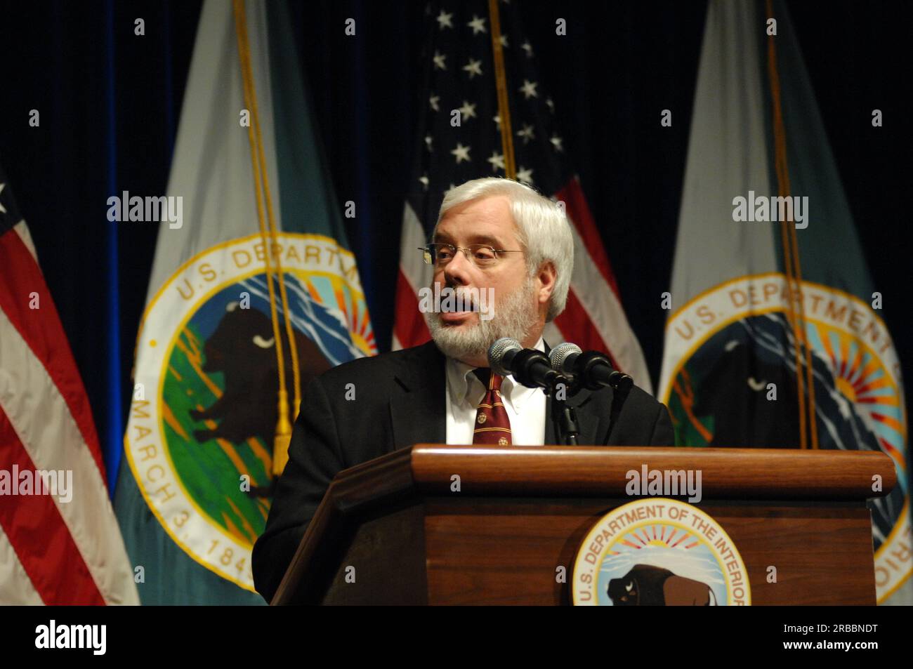 Riunione di addio al Main Interior per il Segretario uscente Dirk Kempthorne Foto Stock