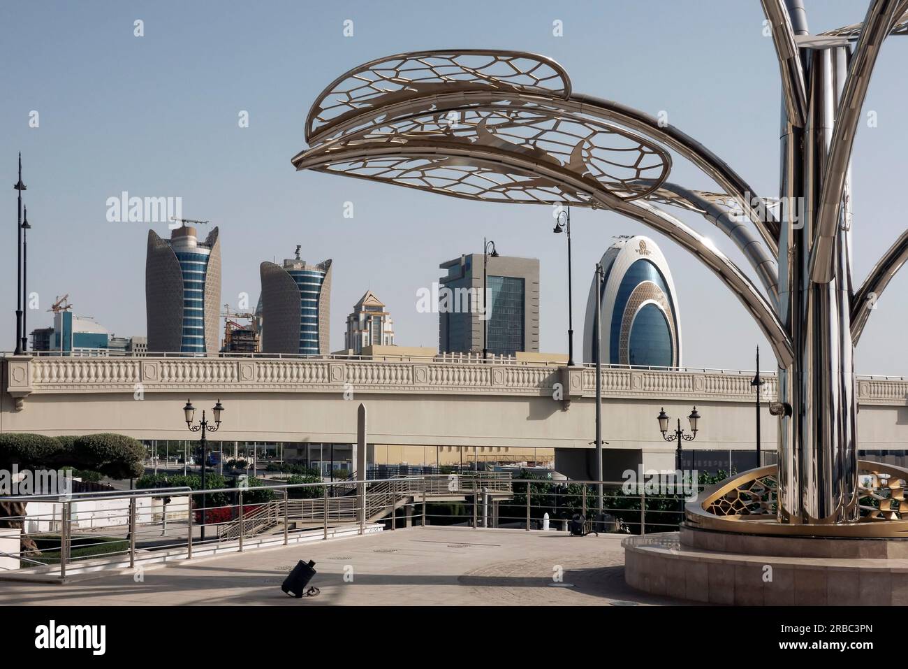 Architecture Lusail, Doha, Qatar Foto Stock