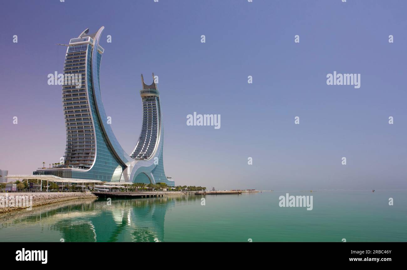 Fairmont Hotel, Marina District, Lusail, Doha, Qatar Foto Stock
