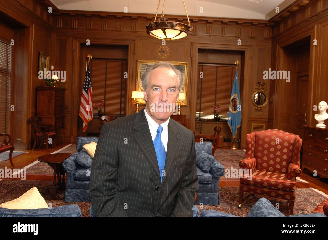 Ritratto ufficiale del Segretario Dirk Kempthorne Foto Stock