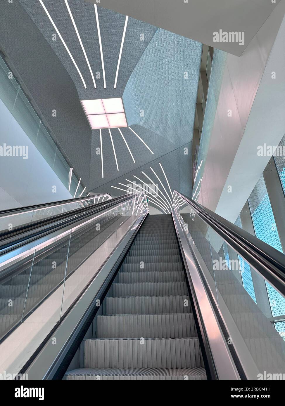 L'interno della stazione della metropolitana di al Bidda Foto Stock