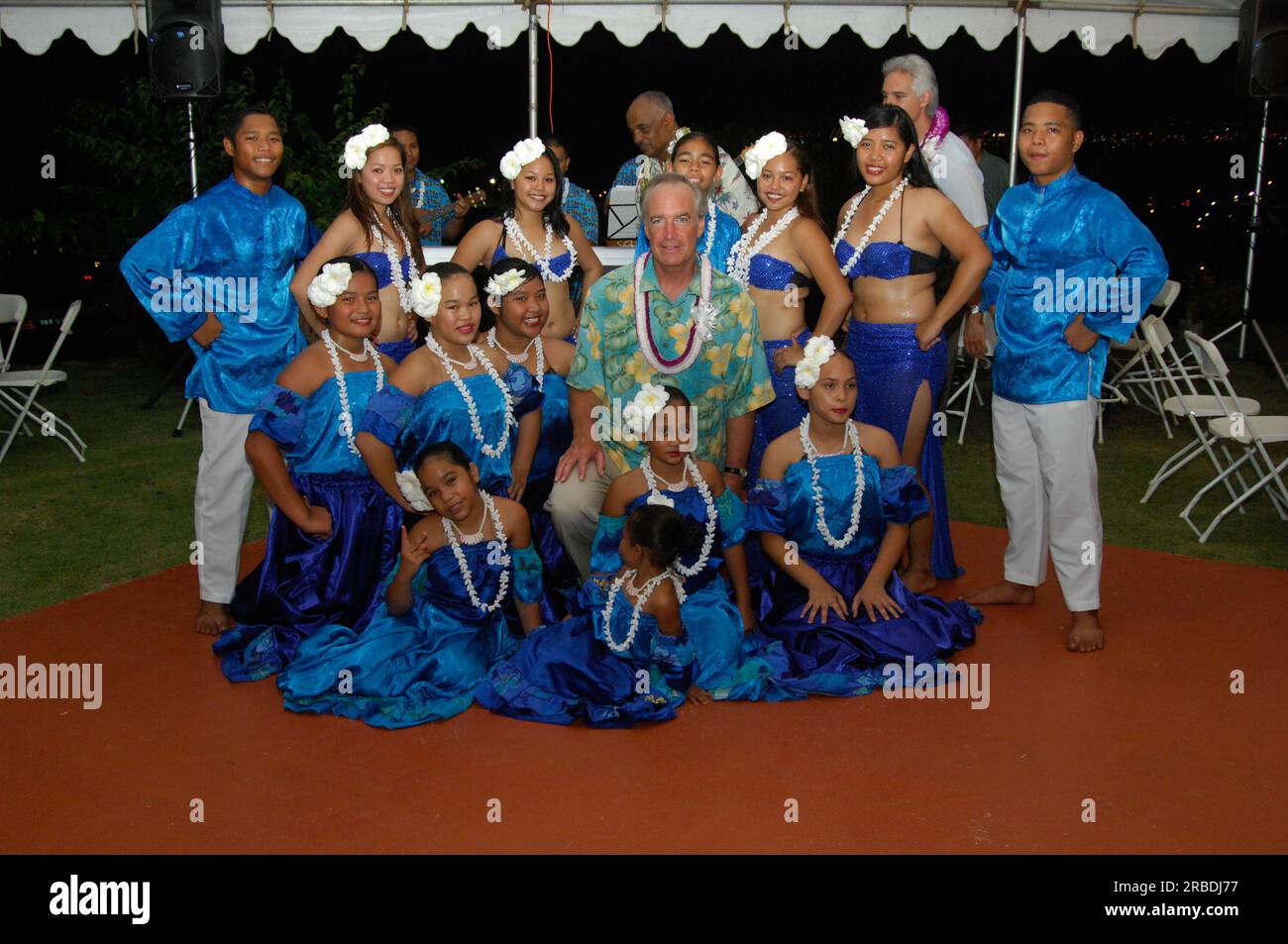 Tour delle isole del Pacifico: Visita del segretario Dirk Kempthorne e degli assistenti a Guam, Stati Uniti Territorio Foto Stock