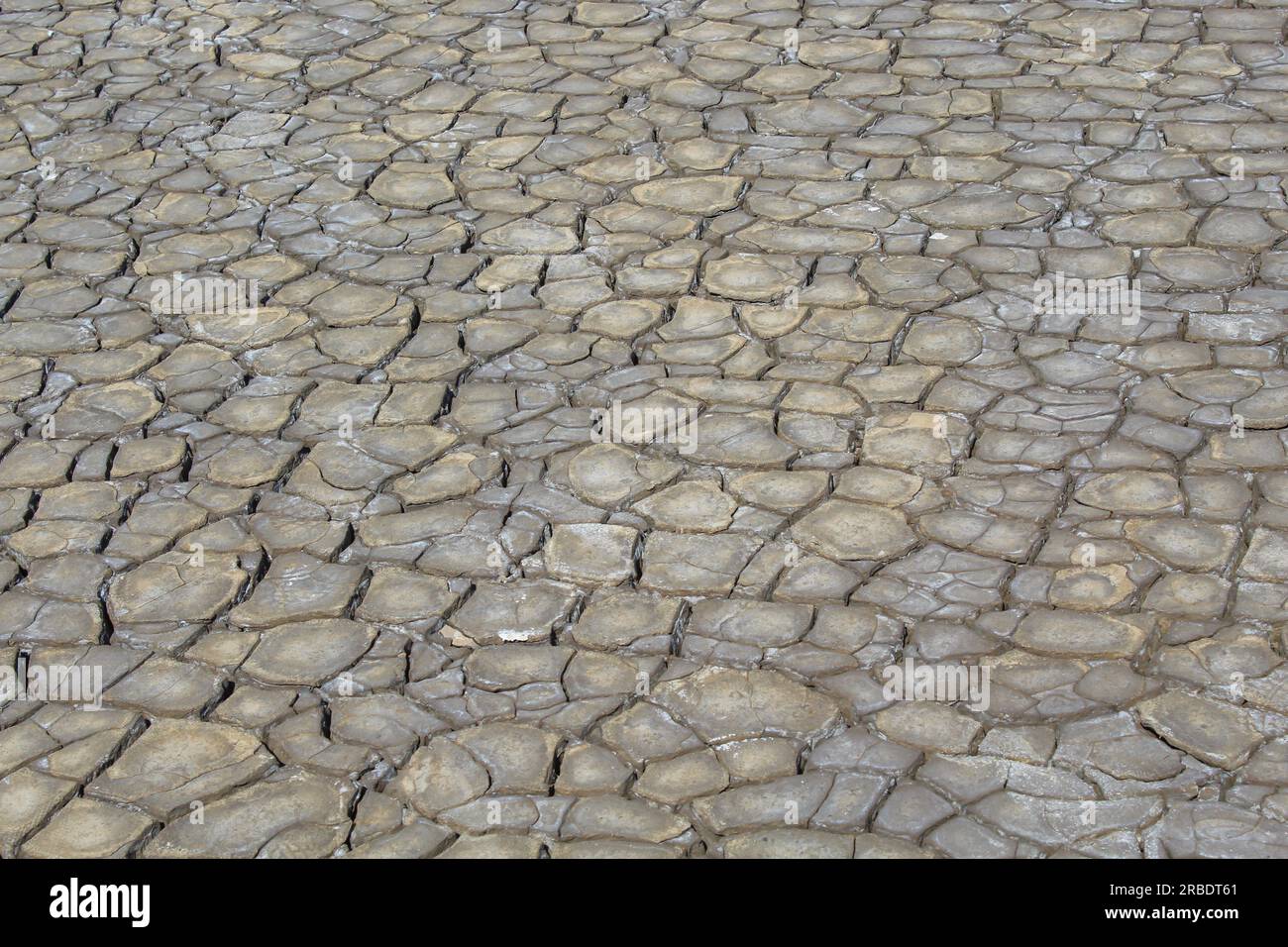 Paludi saline vicino al lago Baskunchak. Russia, regione di Astrakhan. Immagine di sfondo con spazio di copia Foto Stock