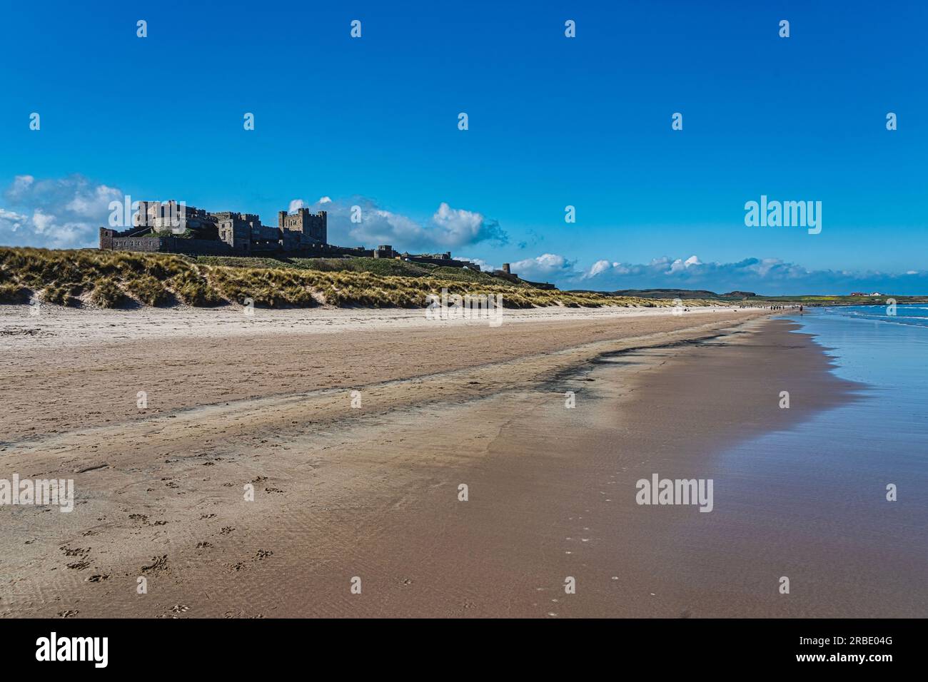 Bamburgh Castle, Regno Unito Foto Stock