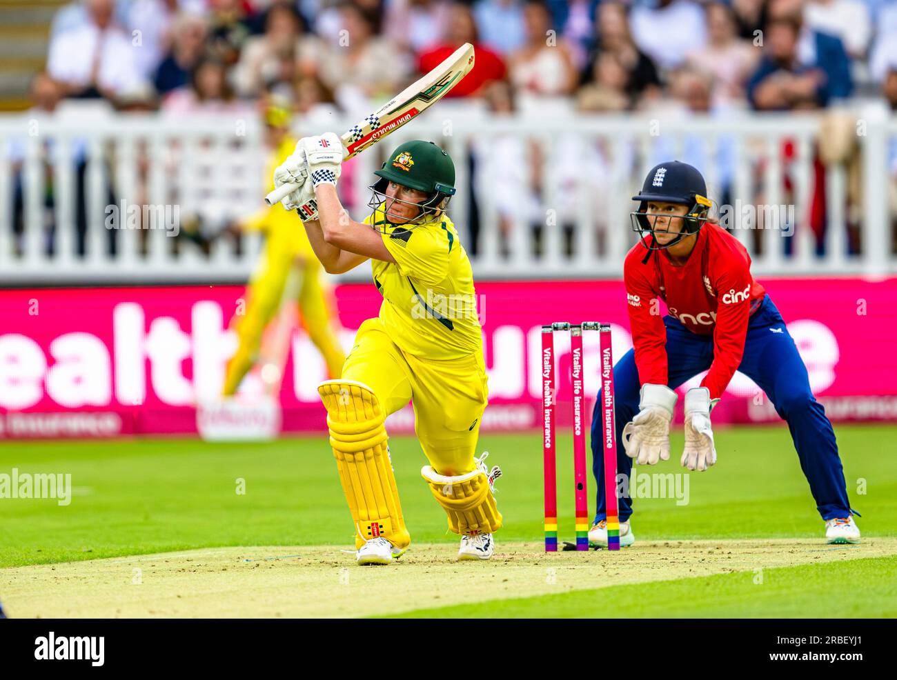 LONDRA, REGNO UNITO. 8 luglio 2023. Durante England Women contro Australia Women - 3rd IT20 al Lord's Cricket Ground sabato 8 luglio 2023 a LONDRA INGHILTERRA. Crediti: Taka Wu/Alamy Live News Foto Stock