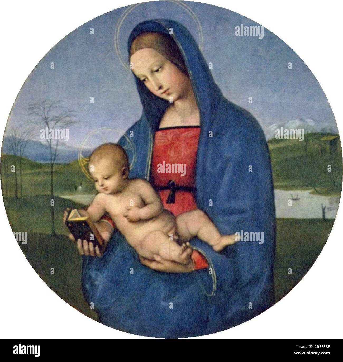 La Madonna stabile 1502 di Raffaello Foto Stock