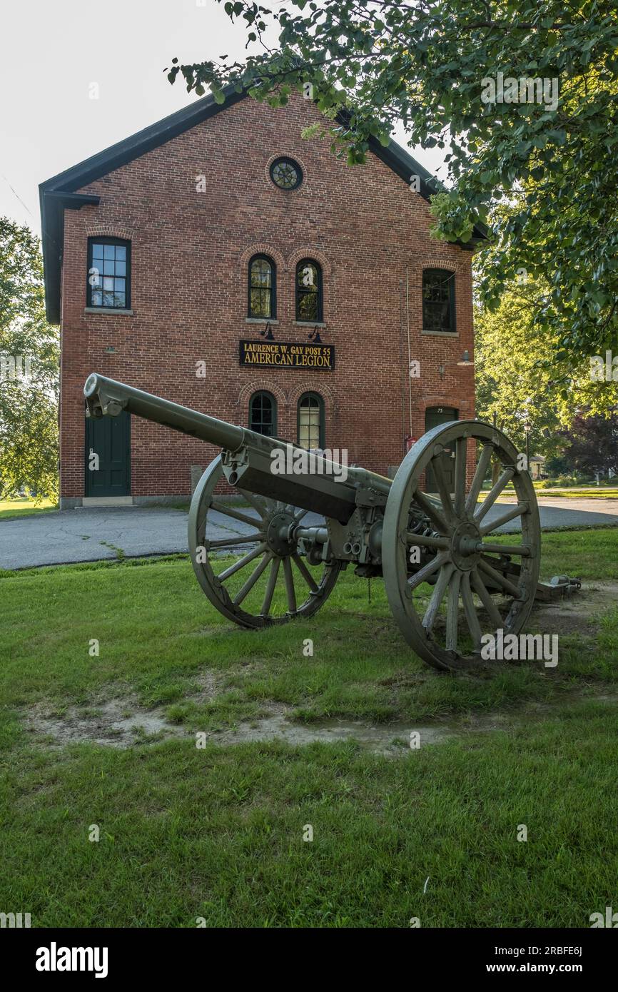 L'edificio della Legione americana a Groton, Massachusetts Foto Stock