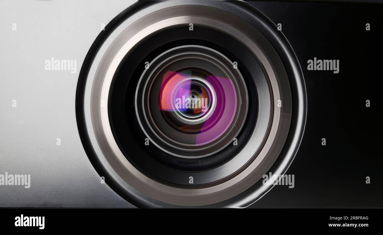 obiettivo della fotocamera Foto Stock