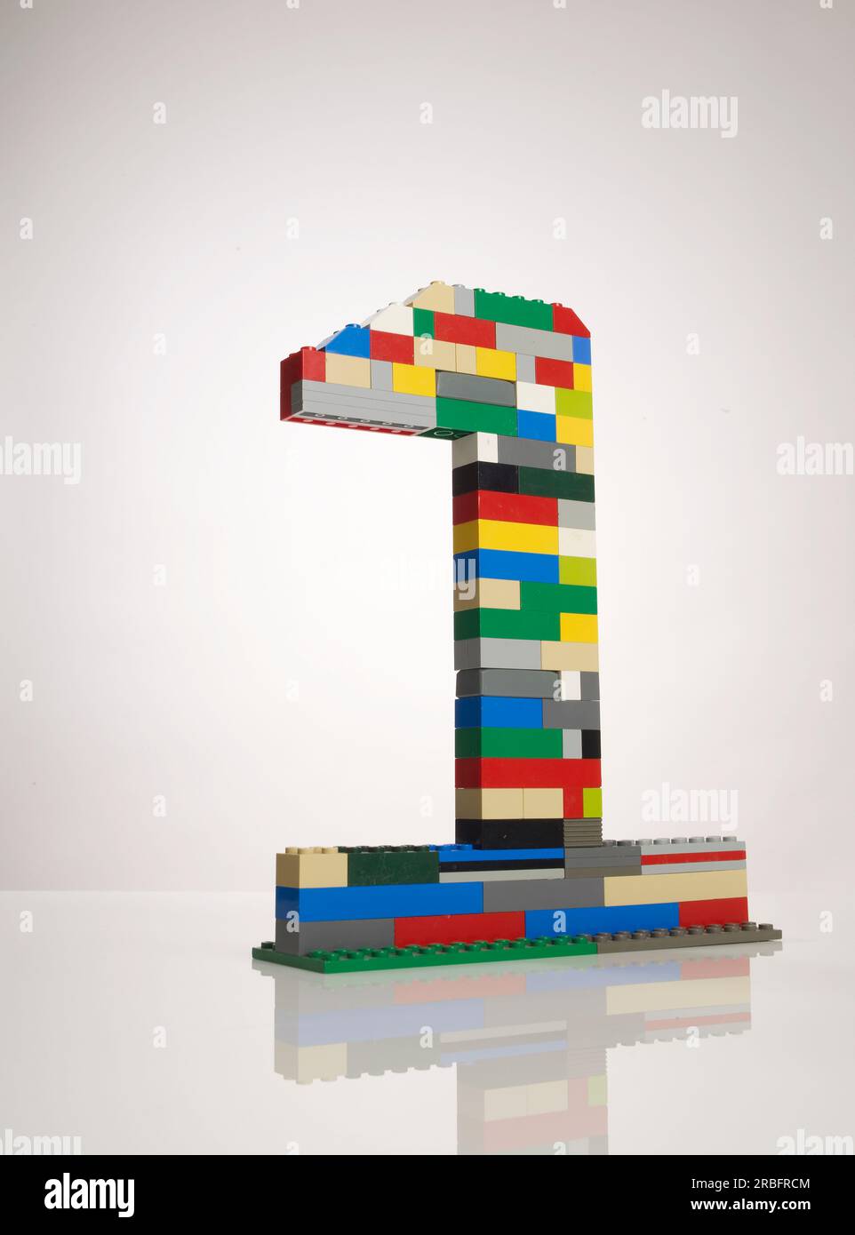 numero lego Foto Stock