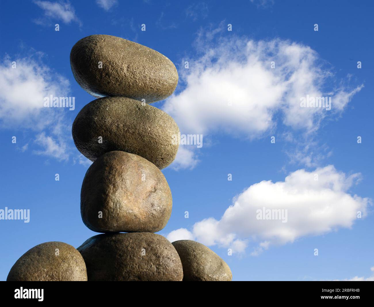 scultura della roccia Foto Stock