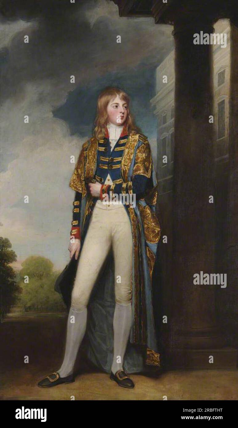 Guglielmo Federico (1776–1834), II duca di Gloucester 1791 da George Romney Foto Stock