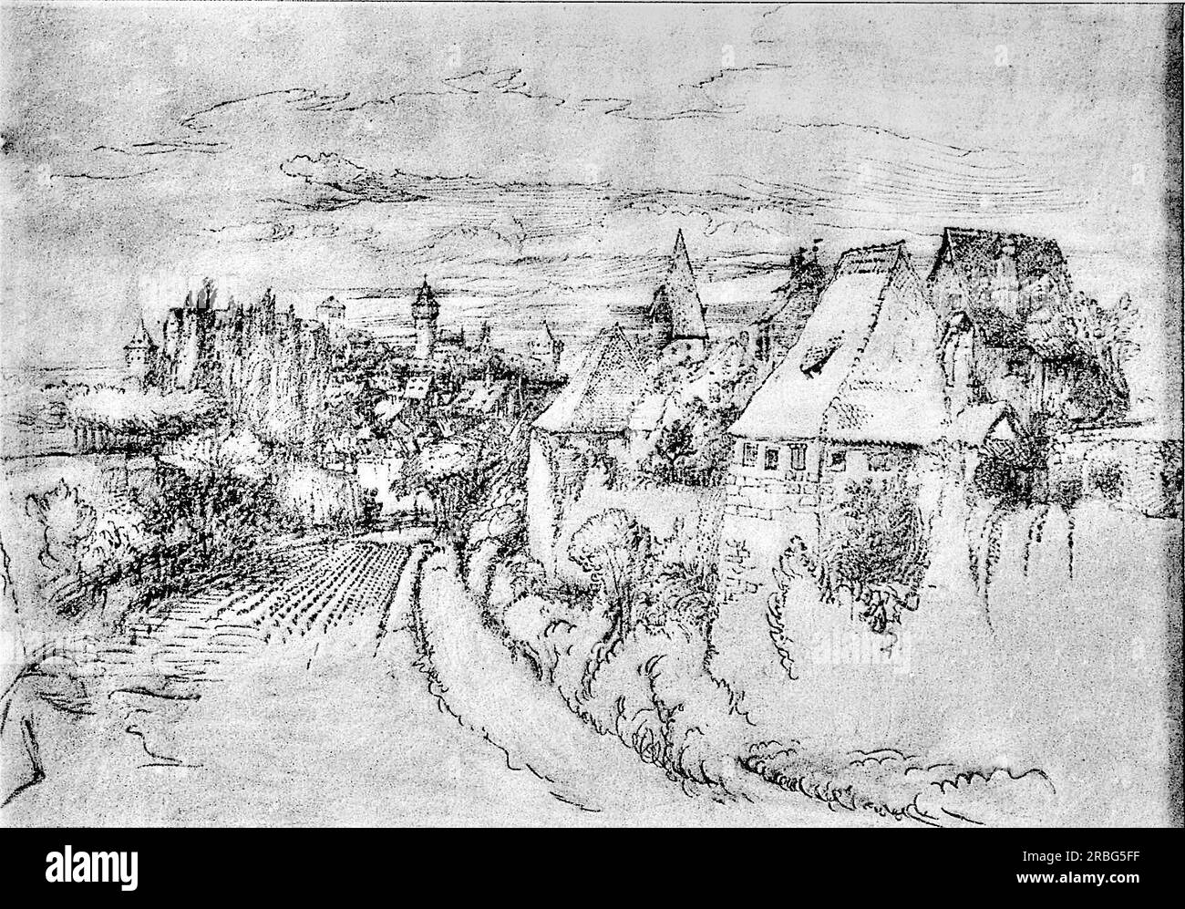 Lauffenbourg 1863 di John Ruskin Foto Stock