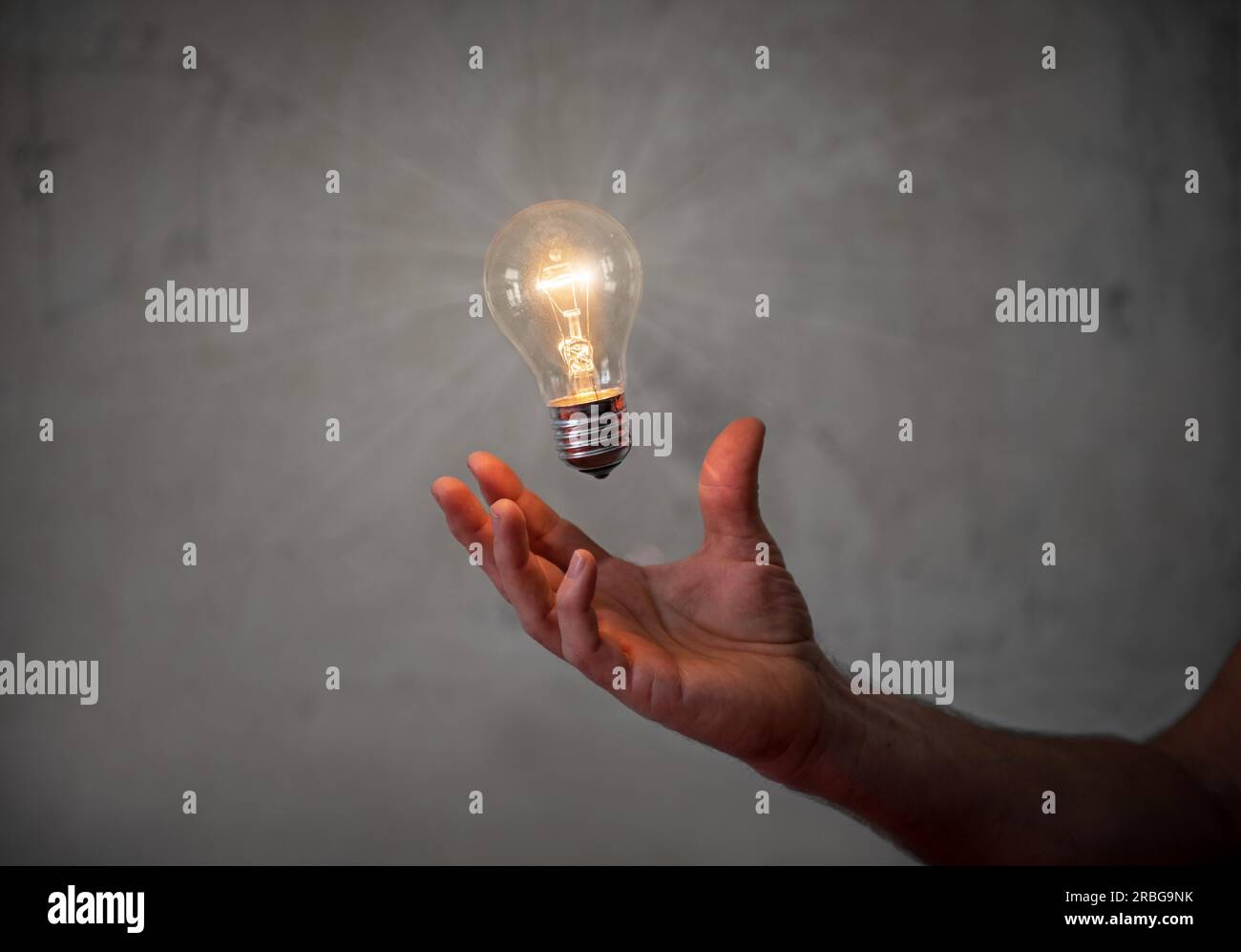 Buona idea! Foto Stock